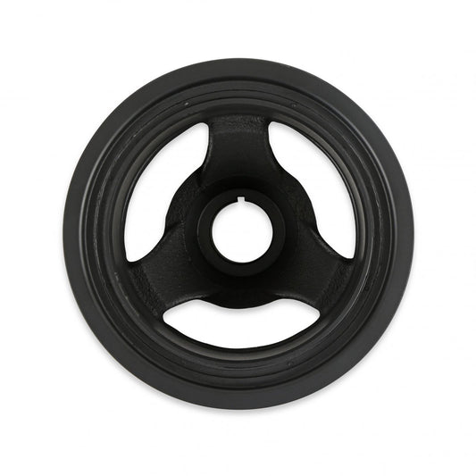 Replacement Damper/hub Assembly Works with Mid-Mount Accessory Drives for GM Gen-V LT Engines Holley-1