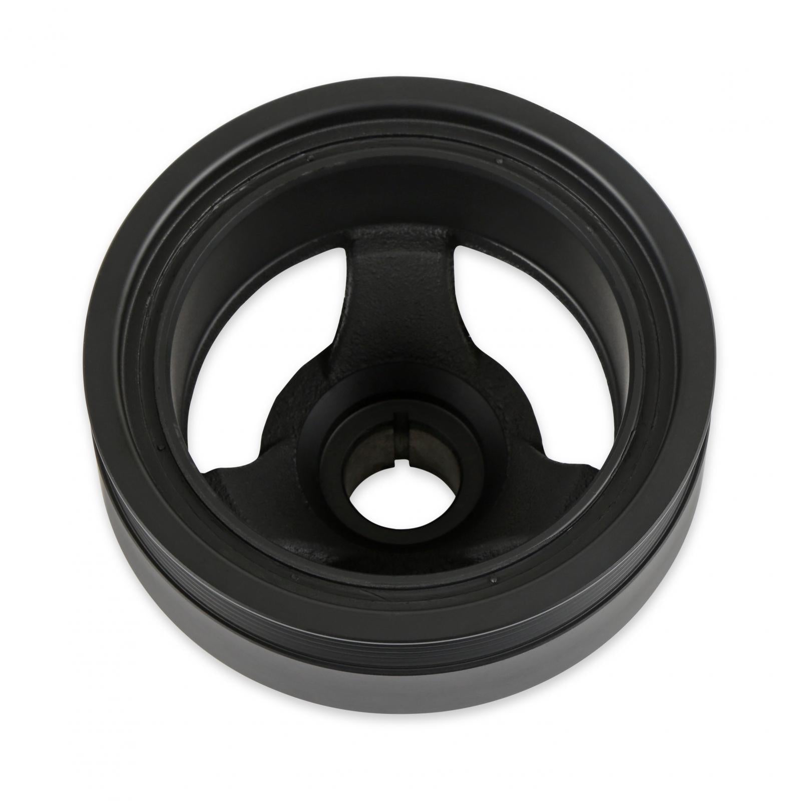 Replacement Damper/hub Assembly Works with Mid-Mount Accessory Drives for GM Gen-V LT Engines Holley-2