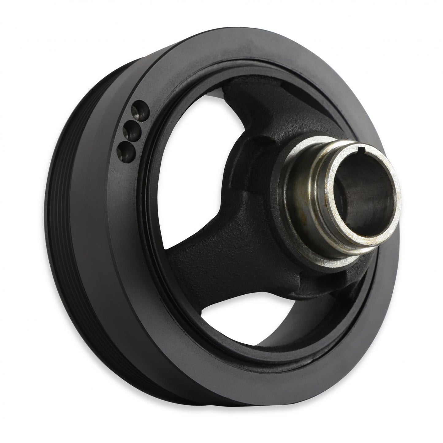 Replacement Damper/hub Assembly Works with Mid-Mount Accessory Drives for GM Gen-V LT Engines Holley-5