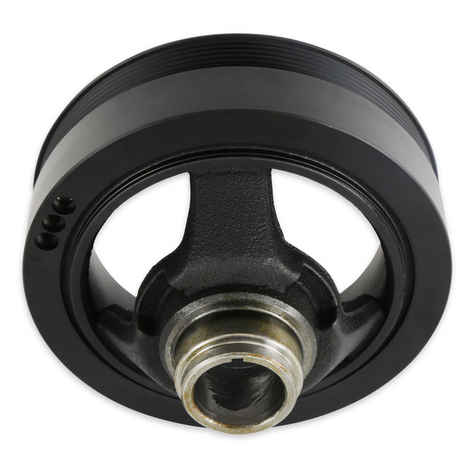 Replacement Damper/hub Assembly Works with Mid-Mount Accessory Drives for GM Gen-V LT Engines Holley-6