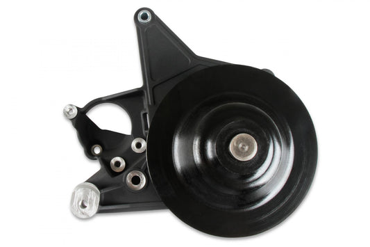 Bracket Kit, P/S LT5-W Long Spacer Natural-Black Finish Power Steering Bracket GM LT5 System Holley