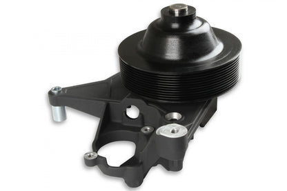 Bracket Kit, P/S LT5-W Long Spacer Natural-Black Finish Power Steering Bracket GM LT5 System Holley-1