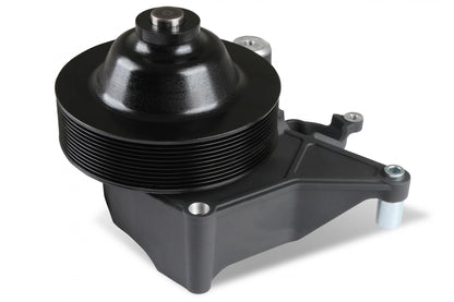 Bracket Kit, P/S LT5-W Long Spacer Natural-Black Finish Power Steering Bracket GM LT5 System Holley-2