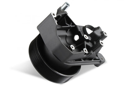 Bracket Kit, P/S LT5-W Long Spacer Natural-Black Finish Power Steering Bracket GM LT5 System Holley-4