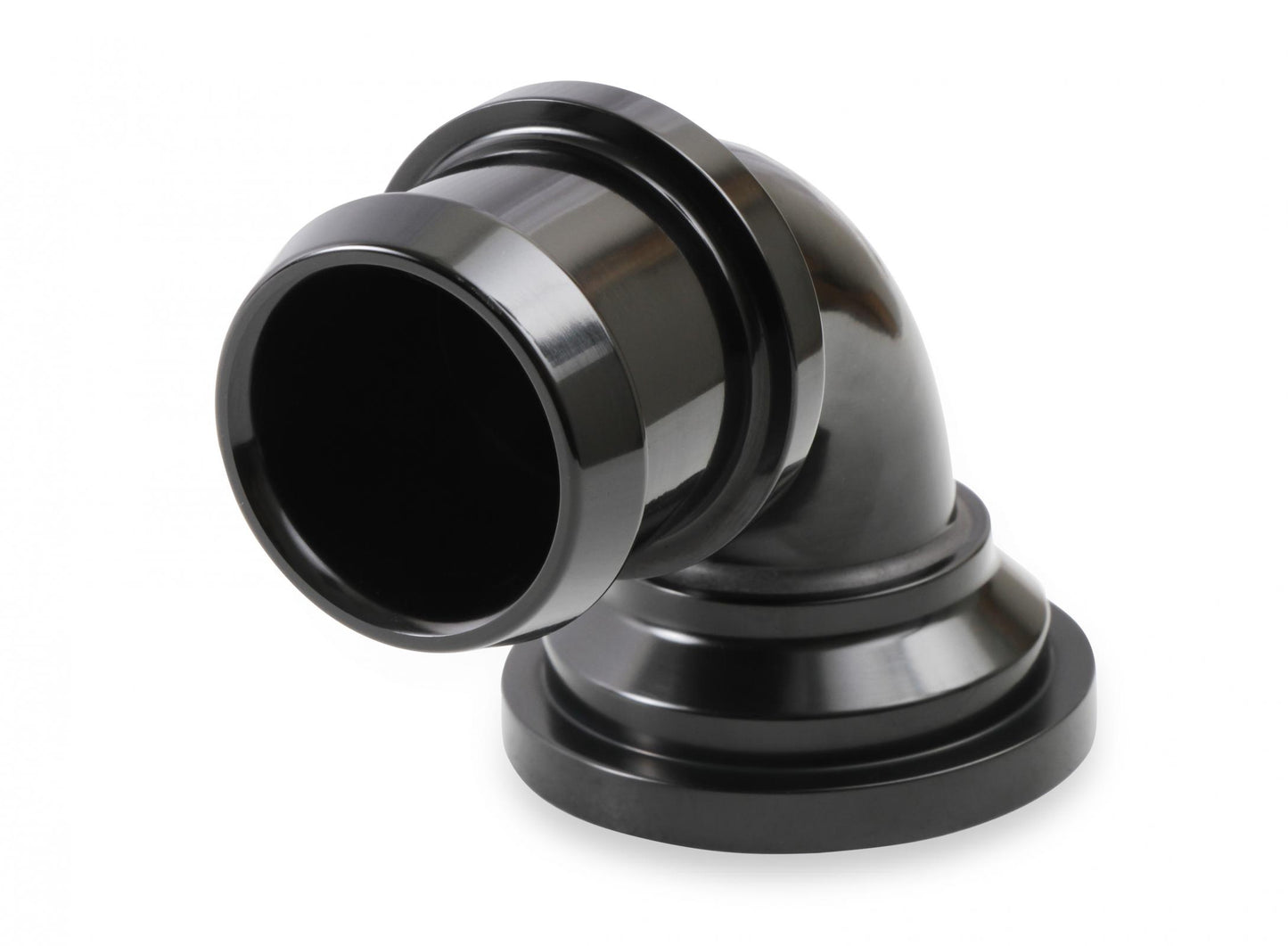 Water Neck Swivel 90 Degree Angle Black Fits 2003-Up Mopar Gen III Hemi Engines 90 Degree Holley-1