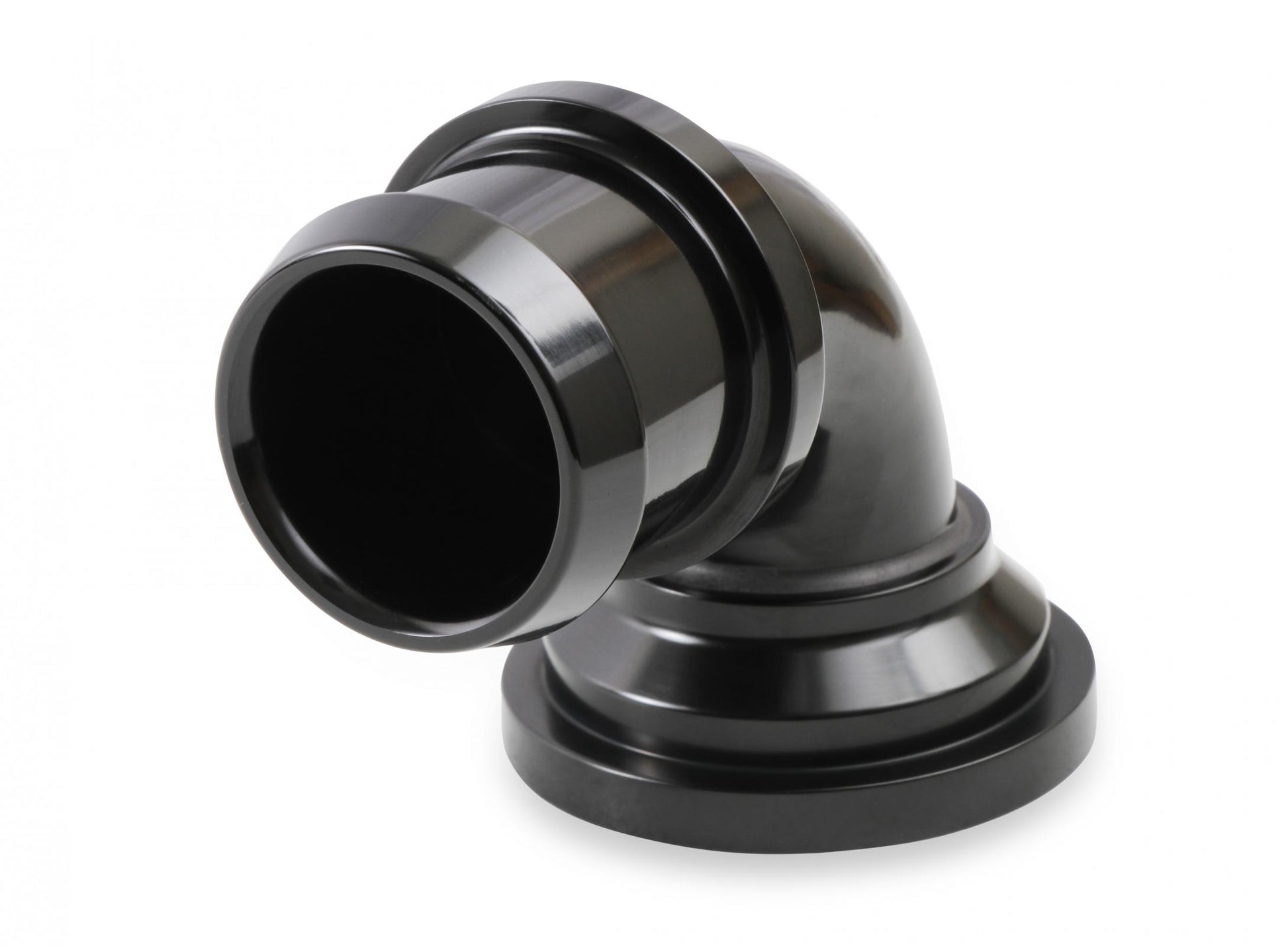 Water Neck Swivel 90 Degree Angle Black Fits 2003-Up Mopar Gen III Hemi Engines 90 Degree Holley-1