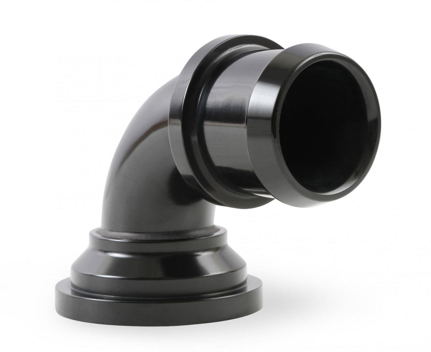 Water Neck Swivel 90 Degree Angle Black Fits 2003-Up Mopar Gen III Hemi Engines 90 Degree Holley-3