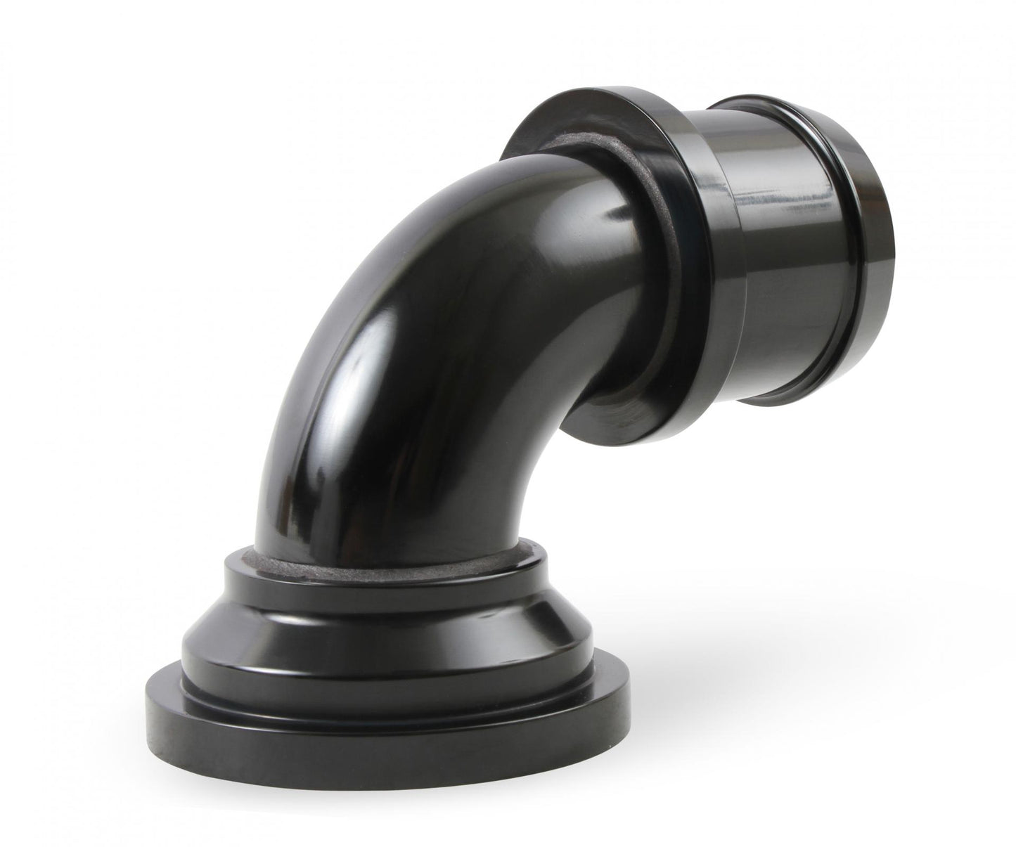 Water Neck Swivel 90 Degree Angle Black Fits 2003-Up Mopar Gen III Hemi Engines 90 Degree Holley-4