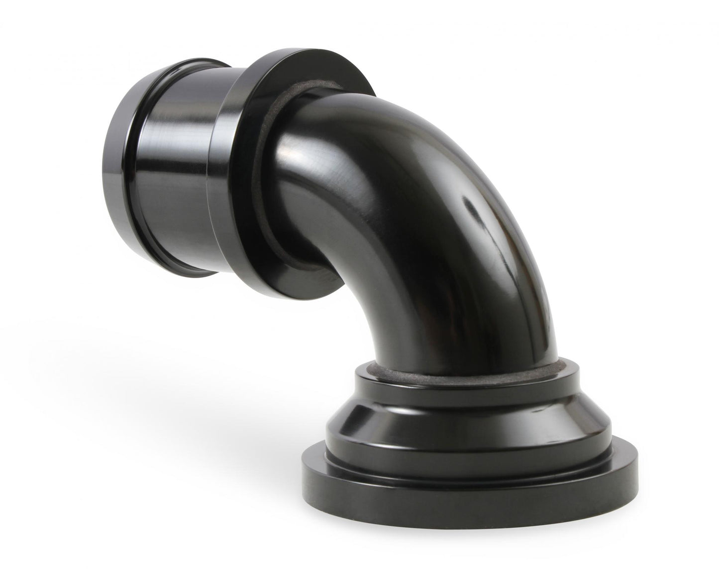Water Neck Swivel 90 Degree Angle Black Fits 2003-Up Mopar Gen III Hemi Engines 90 Degree Holley-5