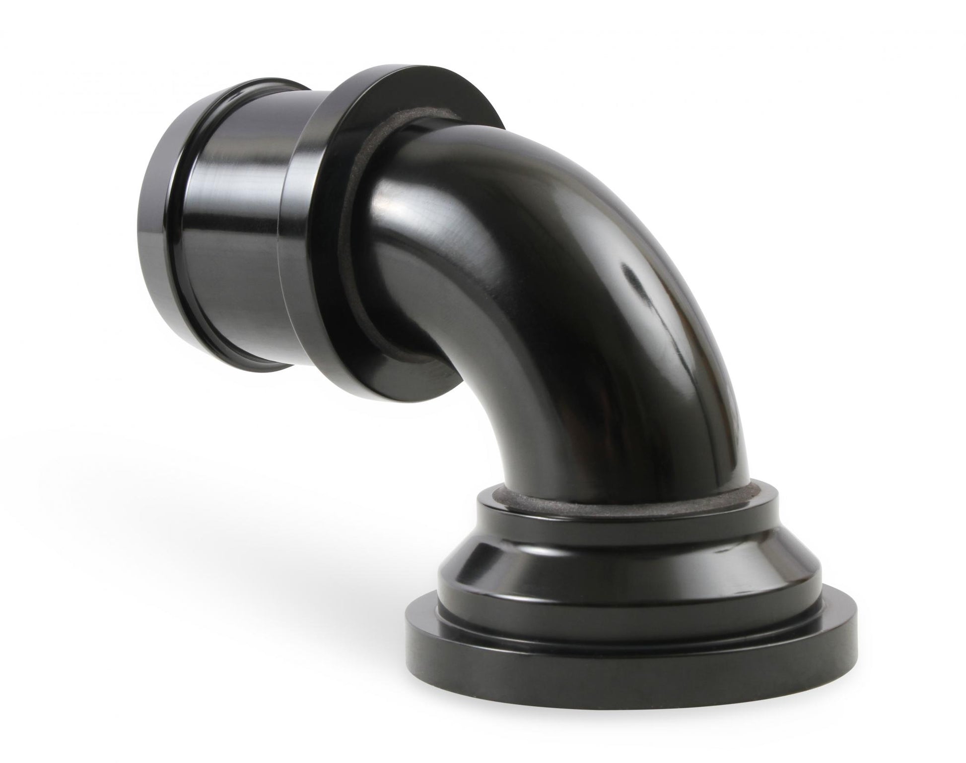 Water Neck Swivel 90 Degree Angle Black Fits 2003-Up Mopar Gen III Hemi Engines 90 Degree Holley-5