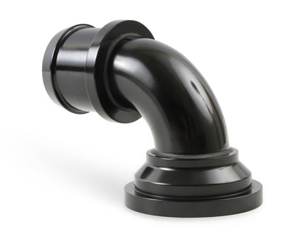 Water Neck Swivel 90 Degree Angle Black Fits 2003-Up Mopar Gen III Hemi Engines 90 Degree Holley-5