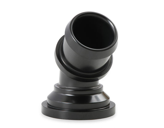 Water Neck Swivel 45 Degree Angle Black Fits 2003-Up Mopar Gen III Hemi Engines 45 Degree Holley-1