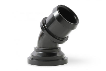 Water Neck Swivel 45 Degree Angle Black Fits 2003-Up Mopar Gen III Hemi Engines 45 Degree Holley-3