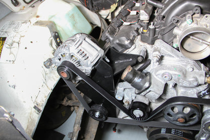 Gen III Hemi Alternator Relocation Bracket Fits Mopar Factory Alternator Moves Alternator Outward & Upward for Extra Clearance on Right Side of Engine Use with Factory Mopar Alternator Holley-13