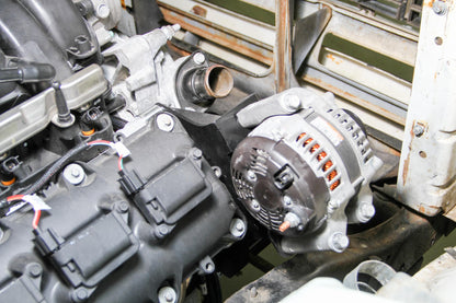 Gen III Hemi Alternator Relocation Bracket Fits Mopar Factory Alternator Moves Alternator Outward & Upward for Extra Clearance on Right Side of Engine Use with Factory Mopar Alternator Holley-15