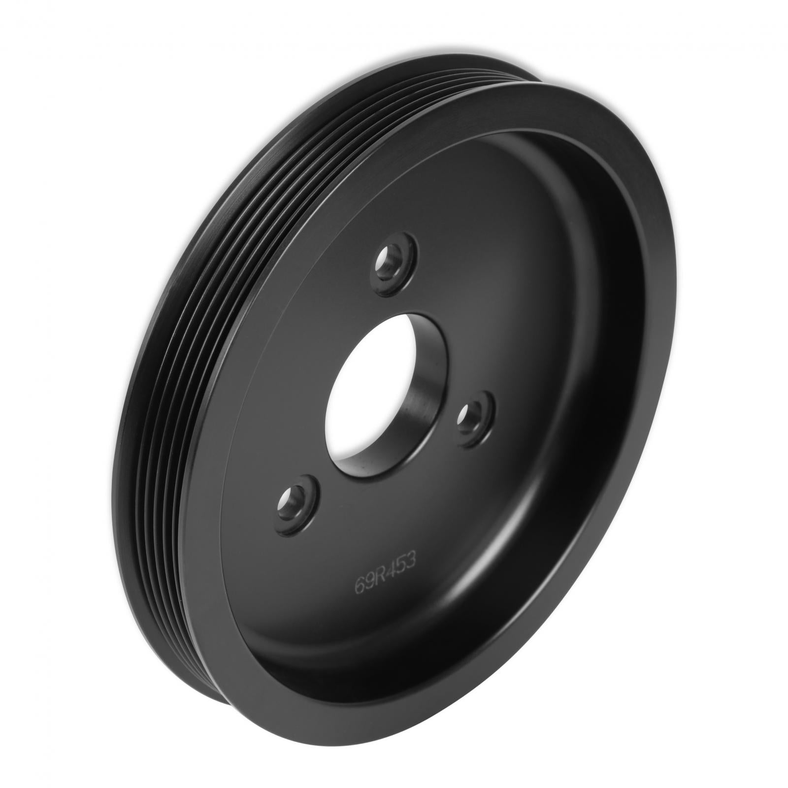 Replacement Crankshaft Pulley Fits Mid Mount Accessory Drive for Gen III Hemi with SFI Certified Damper Billet Aluminum Construction Holley-2