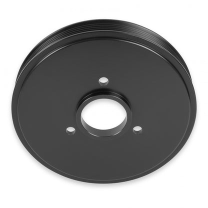 Replacement Crankshaft Pulley Fits Mid Mount Accessory Drive for Gen III Hemi with SFI Certified Damper Billet Aluminum Construction Holley-3