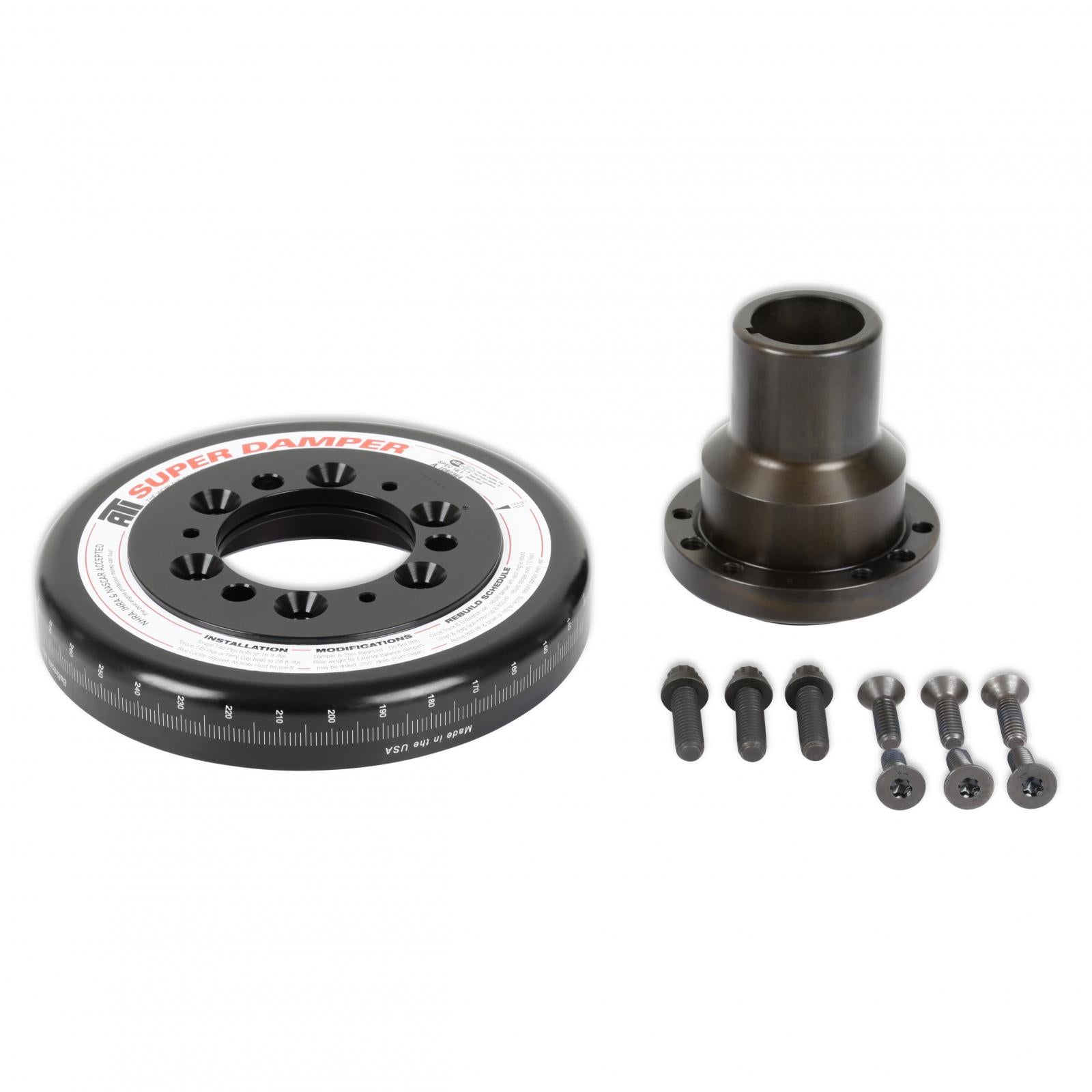 Replacement Damper Fits Mid-Mount Accessory Drive for Gen III Hemi with SFI Certified Damper Non VVT Holley-1