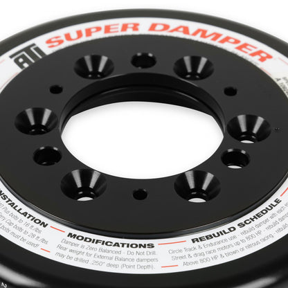 Replacement Damper Fits Mid-Mount Accessory Drive for Gen III Hemi with SFI Certified Damper VVT Holley-4