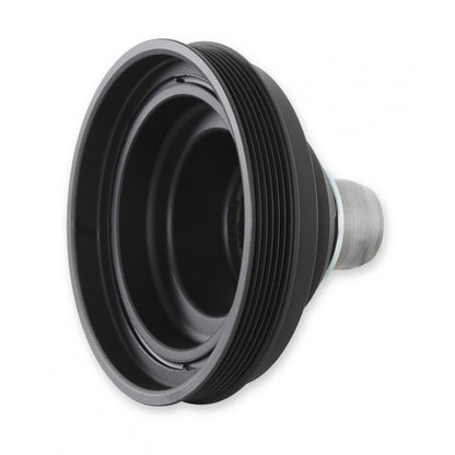 Replacement Damper Non VVT Cast Iron Damper for Gen III Hemi Mid-Mount Accessory Drive System Non VVT Black Finish Holley