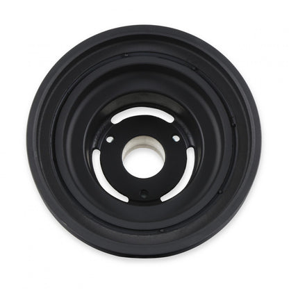 Replacement Damper Non VVT Cast Iron Damper for Gen III Hemi Mid-Mount Accessory Drive System Non VVT Black Finish Holley-3
