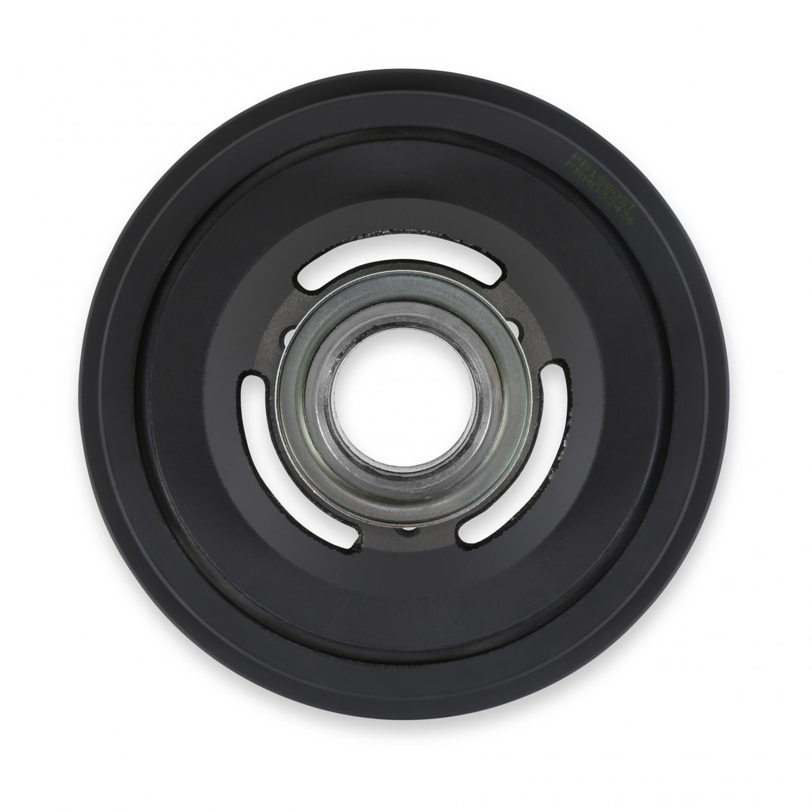 Replacement Damper Non VVT Cast Iron Damper for Gen III Hemi Mid-Mount Accessory Drive System Non VVT Black Finish Holley-4