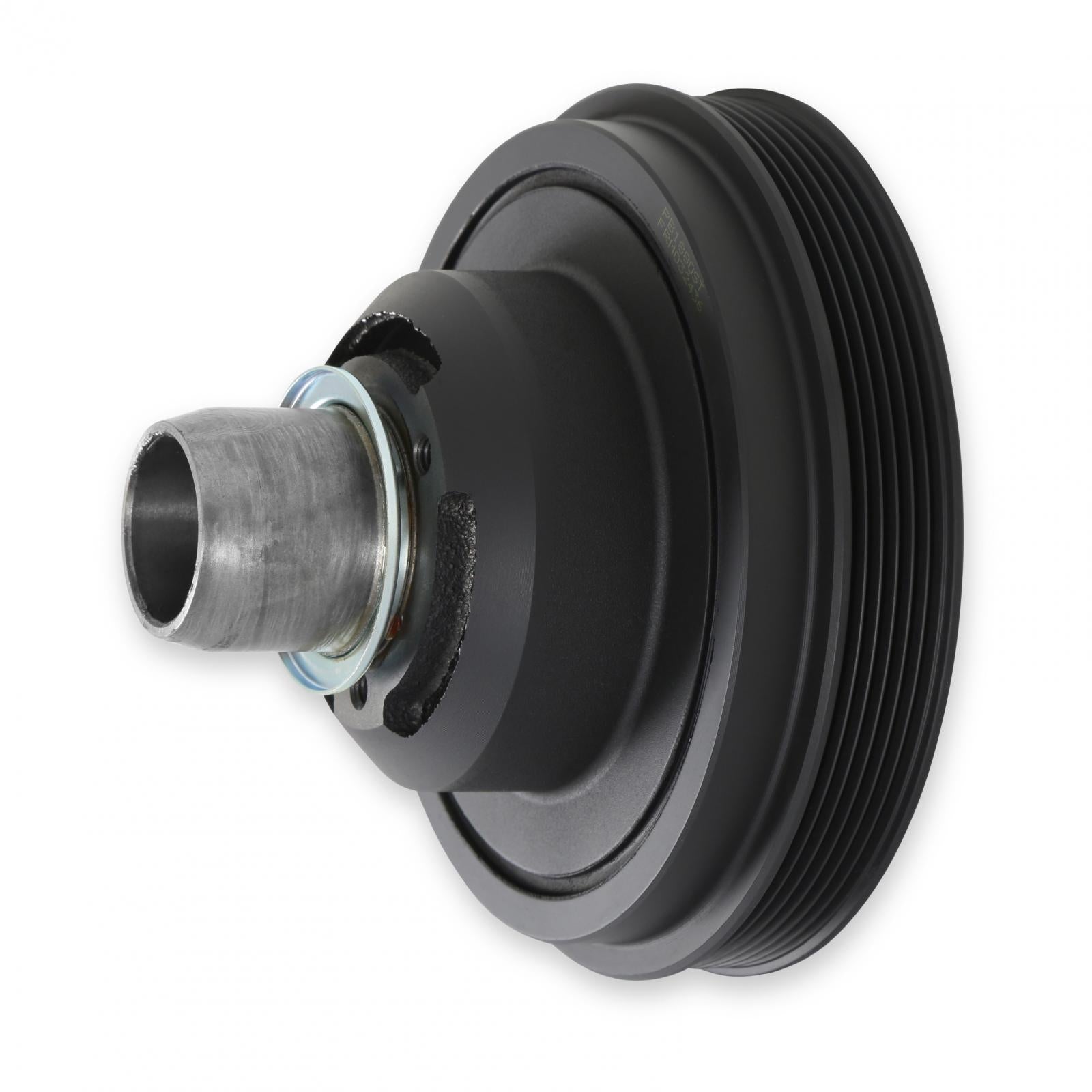 Replacement Damper Non VVT Cast Iron Damper for Gen III Hemi Mid-Mount Accessory Drive System Non VVT Black Finish Holley-5
