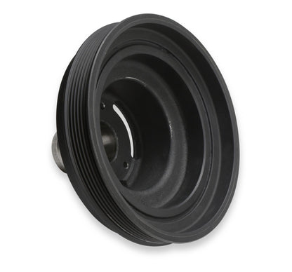 Replacement Damper VVT Cast Iron Damper for Gen III Hemi Mid-Mount Accessory Drive System VVT Black Finish Holley