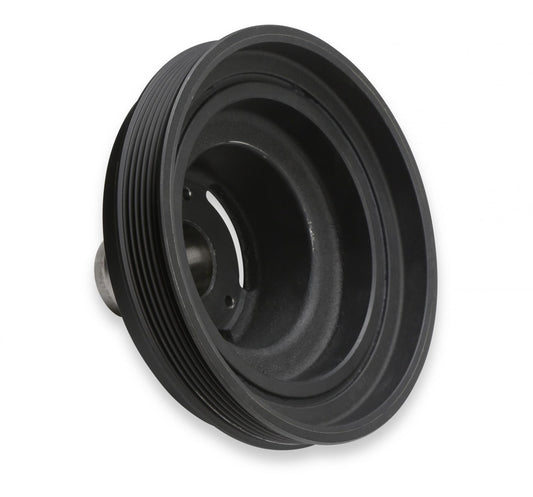 Replacement Damper VVT Cast Iron Damper for Gen III Hemi Mid-Mount Accessory Drive System VVT Black Finish Holley