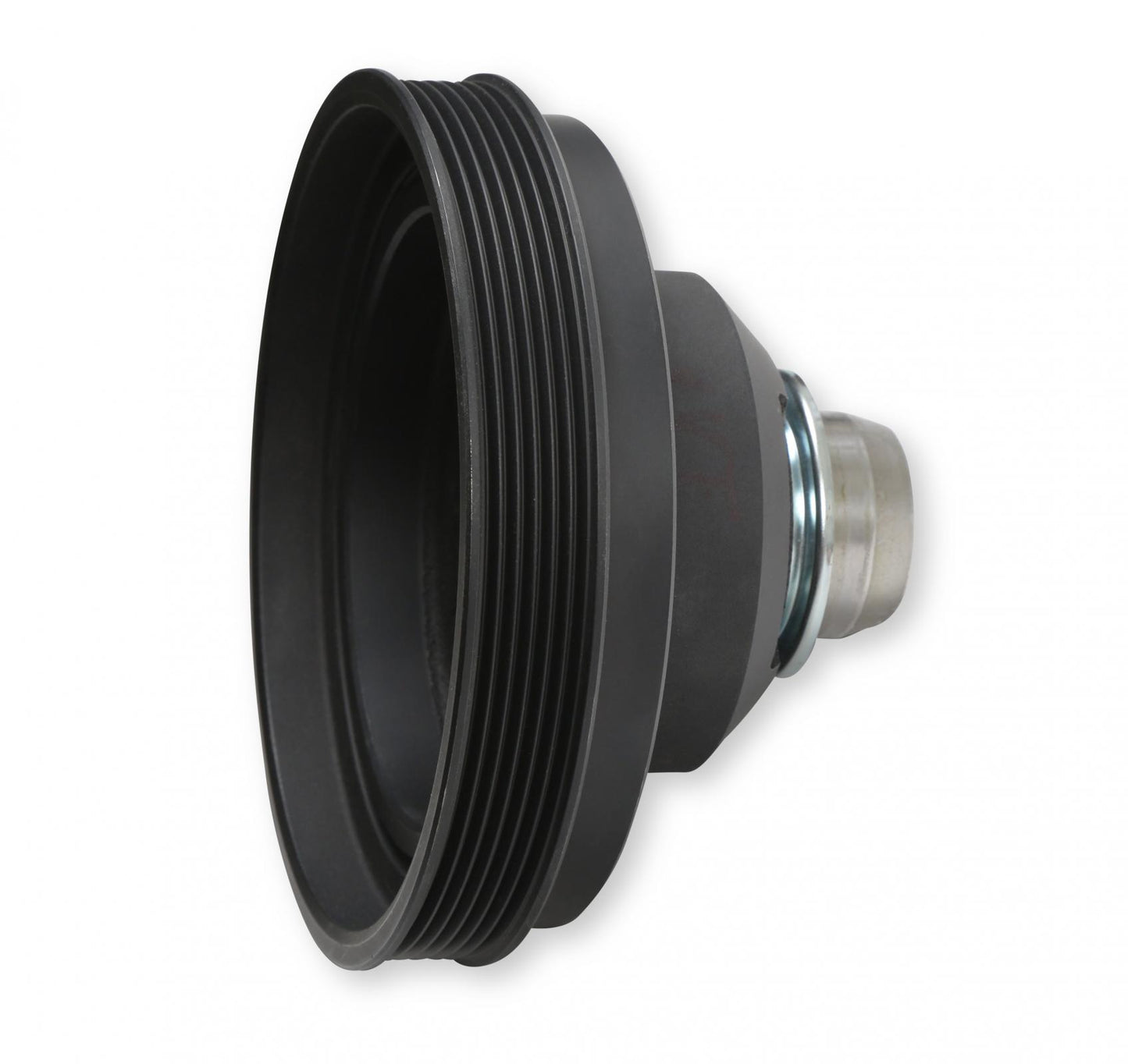 Replacement Damper VVT Cast Iron Damper for Gen III Hemi Mid-Mount Accessory Drive System VVT Black Finish Holley-1