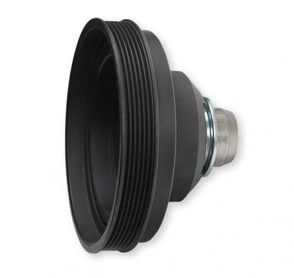 Replacement Damper VVT Cast Iron Damper for Gen III Hemi Mid-Mount Accessory Drive System VVT Black Finish Holley-1