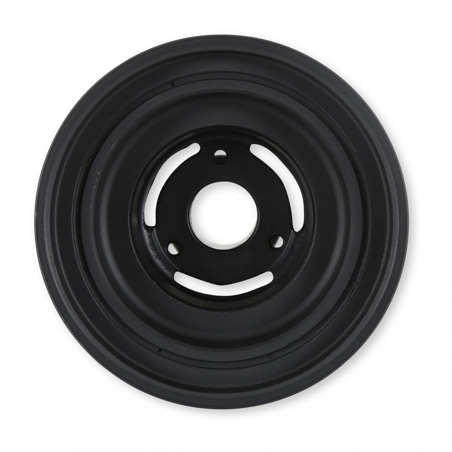 Replacement Damper VVT Cast Iron Damper for Gen III Hemi Mid-Mount Accessory Drive System VVT Black Finish Holley-3