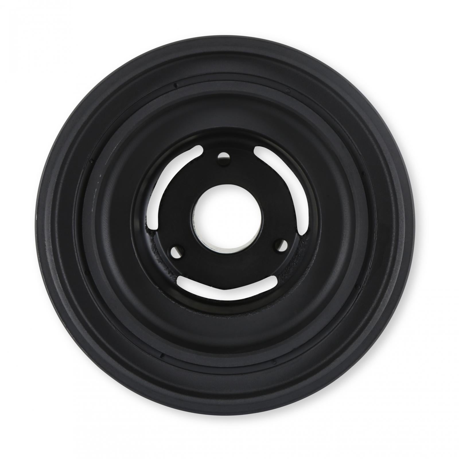 Replacement Damper VVT Cast Iron Damper for Gen III Hemi Mid-Mount Accessory Drive System VVT Black Finish Holley-3
