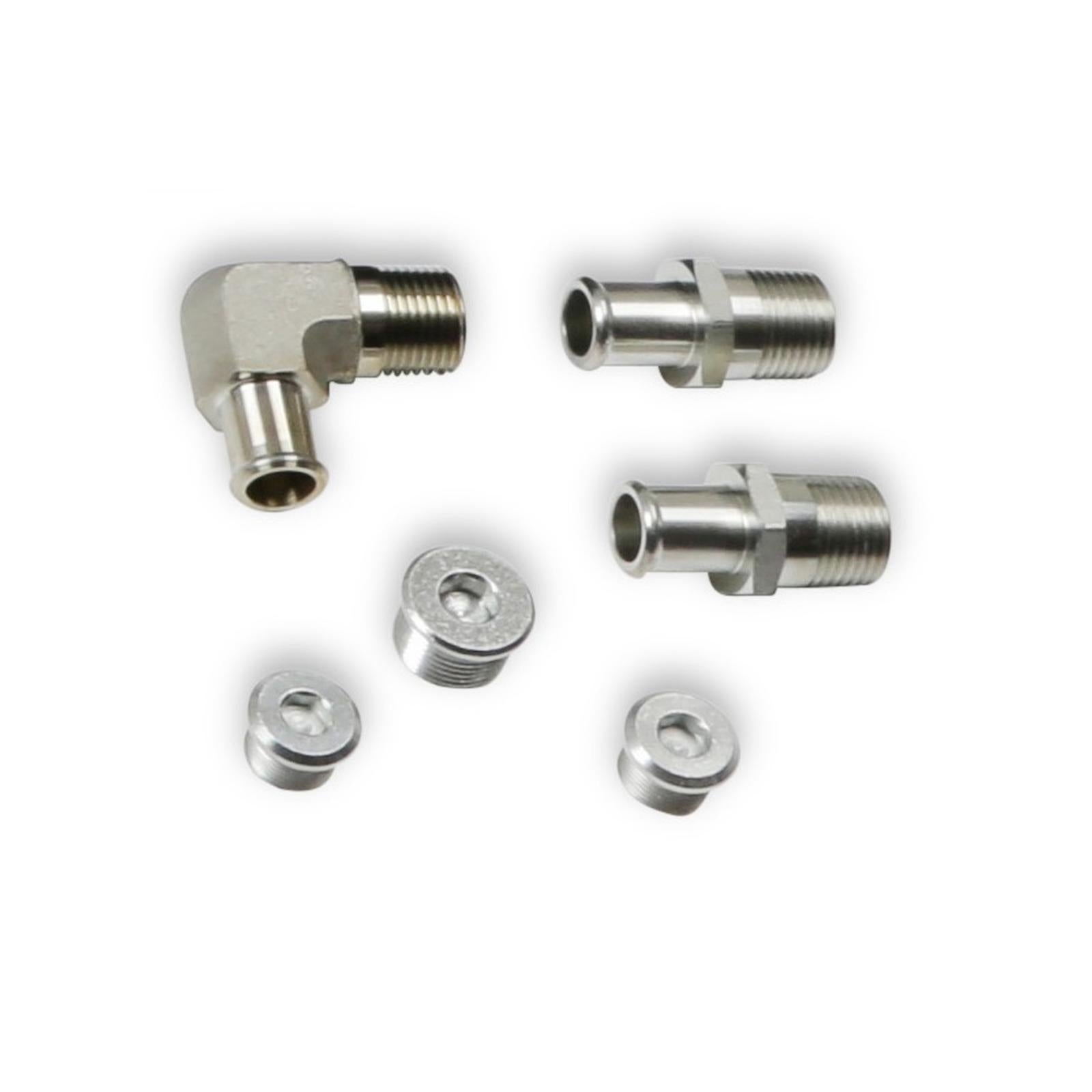 Replacement Plug and Adapter Kit Fits Gen III Hemi Mid-Mount Accessory Drive System Holley