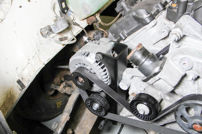 Gen III Hemi Alternator Relocation Bracket Fits Alternator Moves Alternator Inward for Extra Clearance on Right Side of Engine Use with Small & Short Alternator 197-302 or 197-303 Holley-11