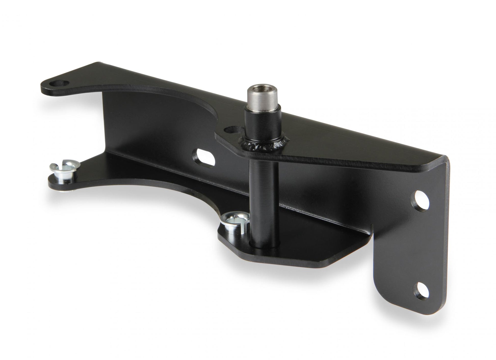 Gen III Hemi Alternator Relocation Kit W/ Alternator Moves Alternator Inward for Extra Clearance on Right Side of Engine Includes Alternator 197-302 (150 Amp Output) Black Brackets & Natural Aluminum Alternator Holley-1