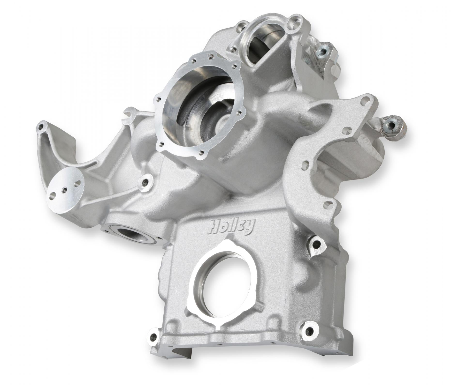 Replacement Timing Cover for Gen III Hemi Mid-Mount Accessory Drive System Non VVT Holley-8