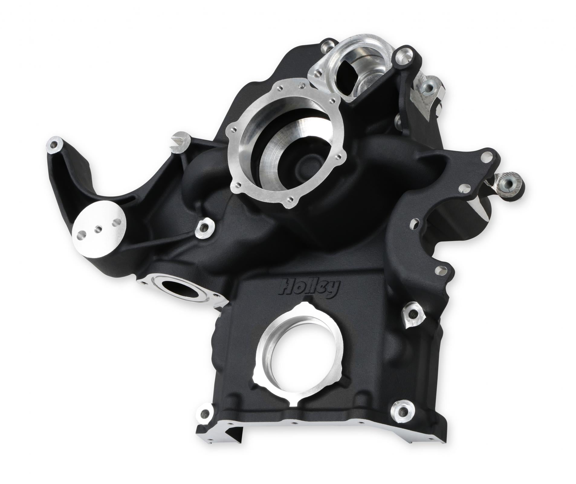 Replacement Timing Cover for Gen III Hemi Mid-Mount Accessory Drive System Non VVT Holley-1