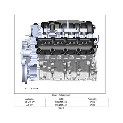 Power Steering Kit for Gen III Hemi Swaps Early Car Low Pressure Fits 2003-2008 5.7L & 2005-2010 6.1L Gen III Hemi Engines with Car Style Accessory Drive Also Fits Some 2009-2013 5.7L & 2011-2013 6.4L with 4.34-inch Belt Spacing Holley-5