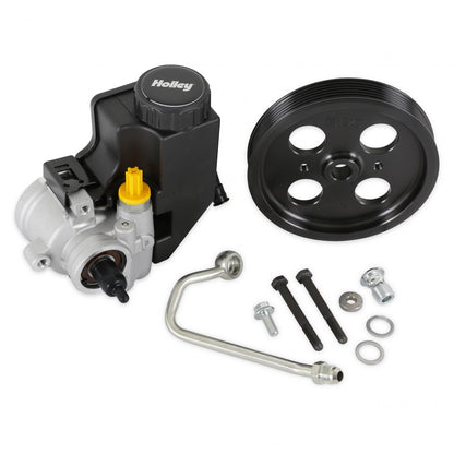 Power Steering Kit for Gen III Hemi Swaps Fits 2009-2022 Dodge/ram 1500 5.7L with Truck Style Accessory Drive Also Fits Some 2009-2022 Gen III Hemi Engines (see Factory Engines Shown Below) Holley-1