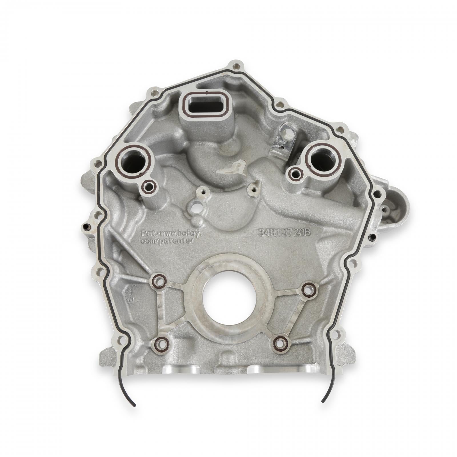 Timing Cover Ford 7.3L Godzilla Natural Fits Ford 7.3L Godzilla High-Mount Accessory Drive System Pan Only Holley