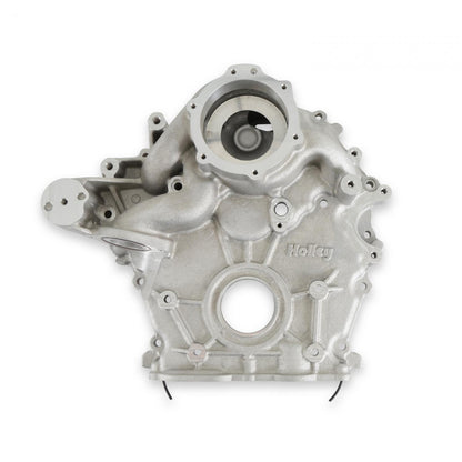 Timing Cover Ford 7.3L Godzilla Natural Fits Ford 7.3L Godzilla High-Mount Accessory Drive System Pan Only Holley-1
