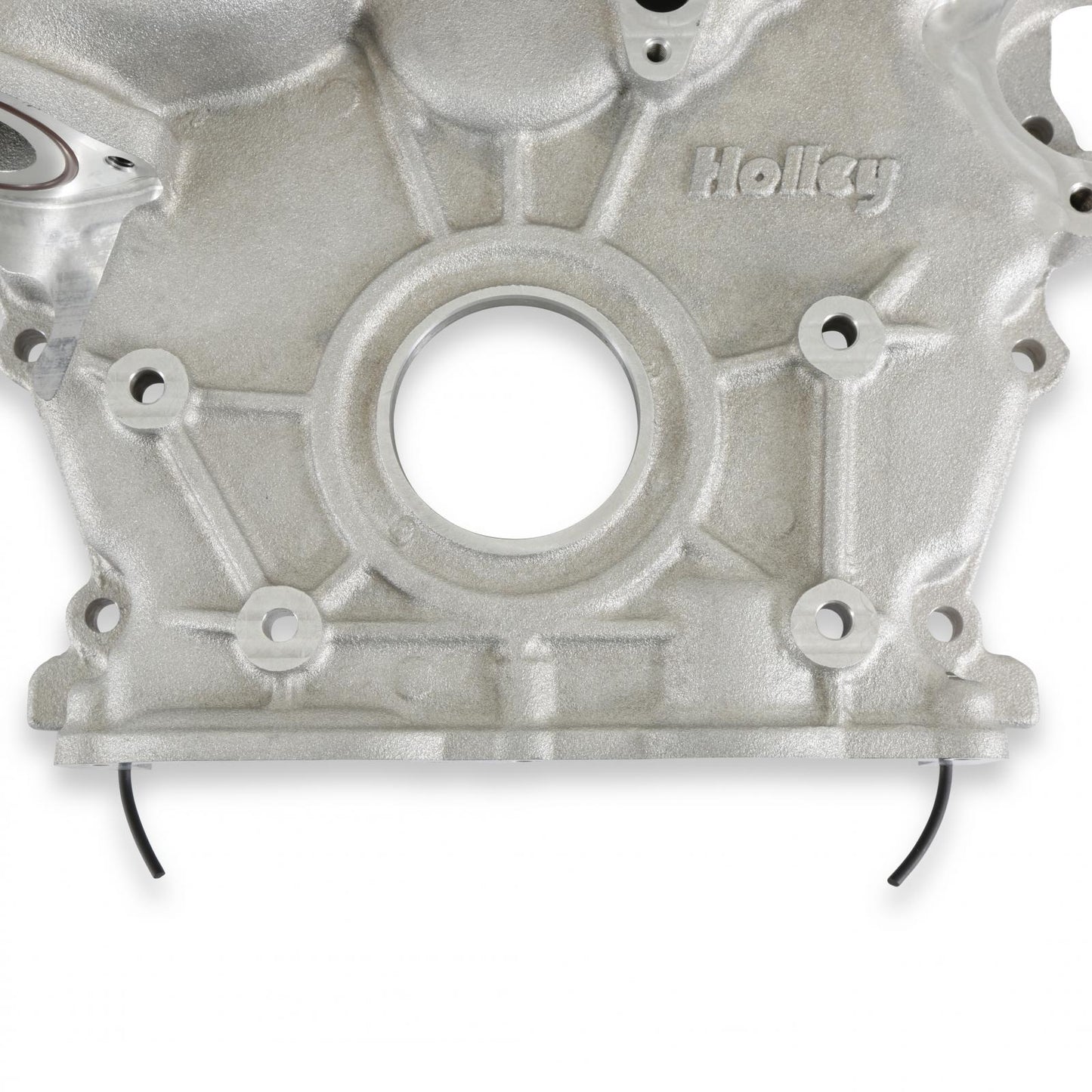 Timing Cover Ford 7.3L Godzilla Natural Fits Ford 7.3L Godzilla High-Mount Accessory Drive System Pan Only Holley-2
