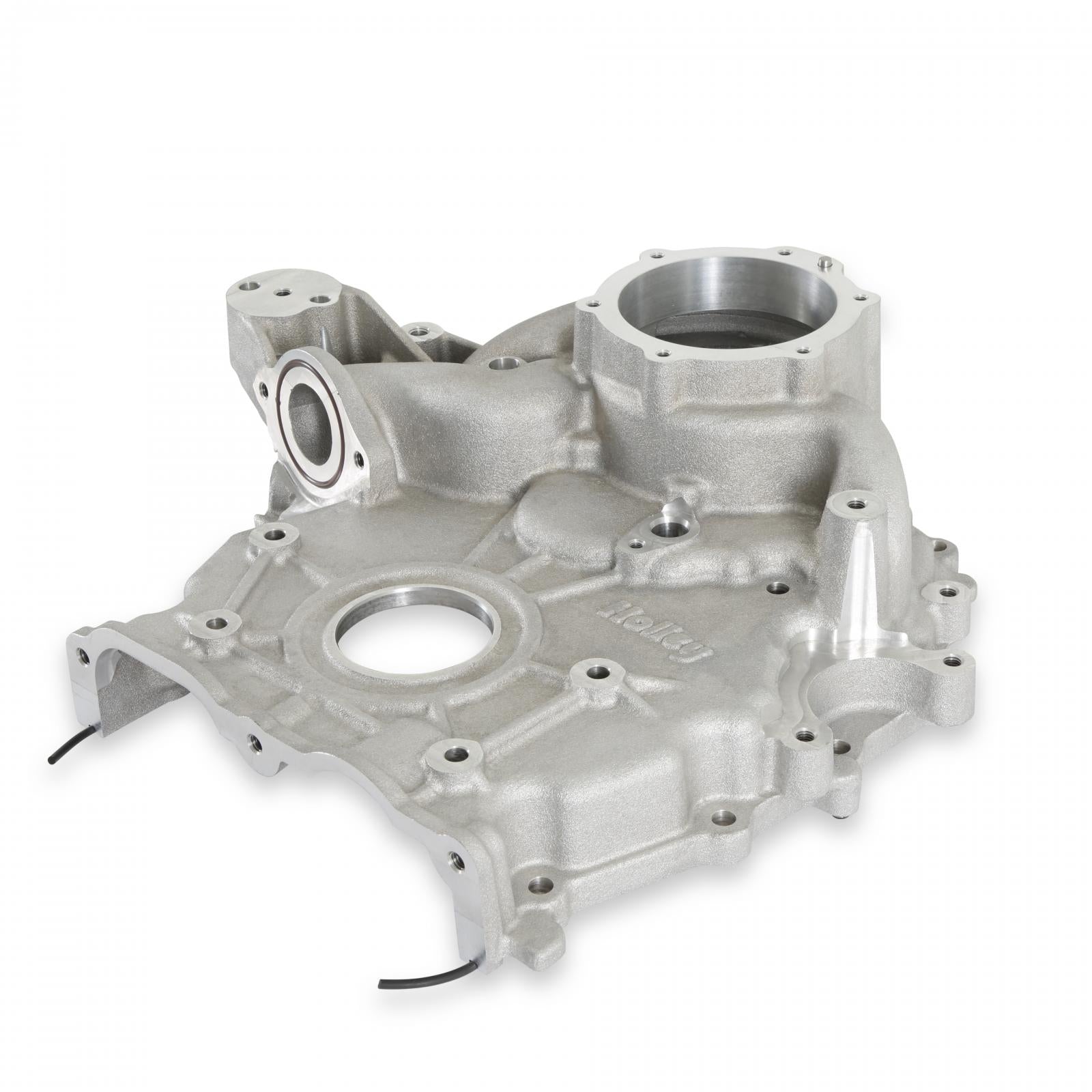 Timing Cover Ford 7.3L Godzilla Natural Fits Ford 7.3L Godzilla High-Mount Accessory Drive System Pan Only Holley-3