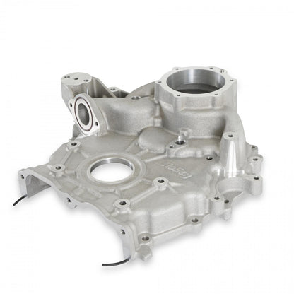 Timing Cover Ford 7.3L Godzilla Natural Fits Ford 7.3L Godzilla High-Mount Accessory Drive System Pan Only Holley-3