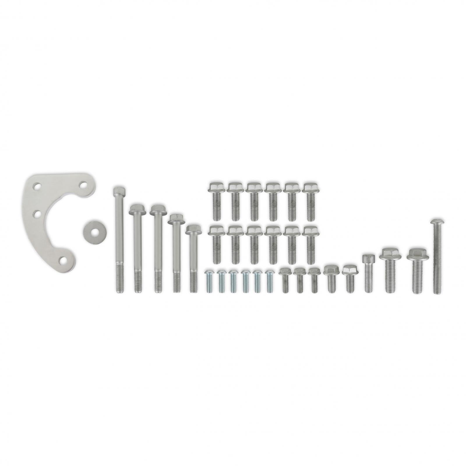 Replacement Hardware Godzilla Timing Cover Oil Pan Fits Ford 7.3L Godzilla Engine with High-Mount Accessory Drive System Oil Pan Only Holley-2