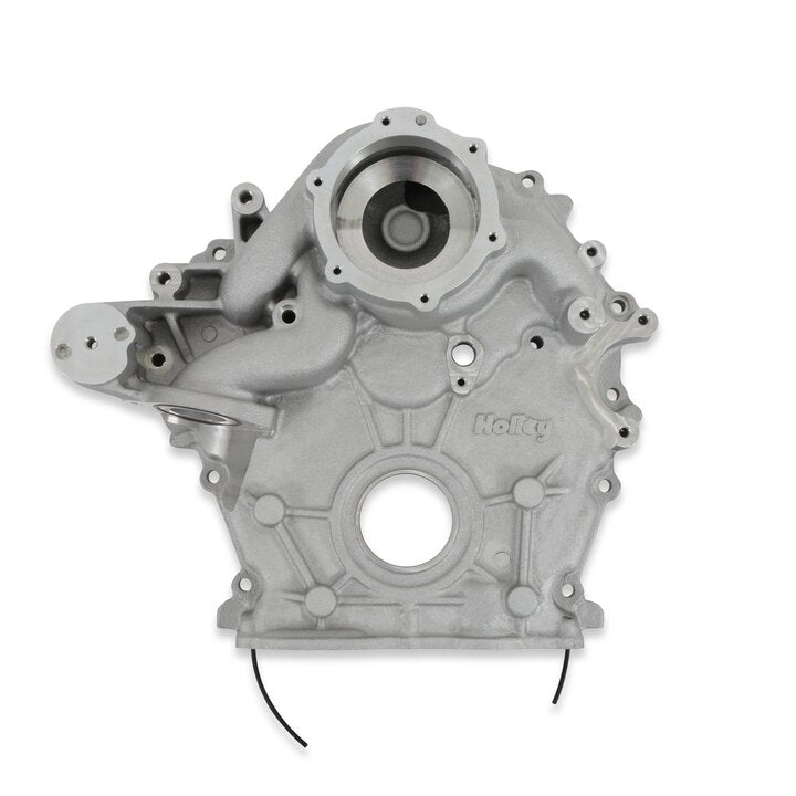 Timing Cover Ford 7.3L Godzilla Natural Fits Ford 7.3L Godzilla Engine with High-Mount Accessory Drive System OE Pan Only Holley