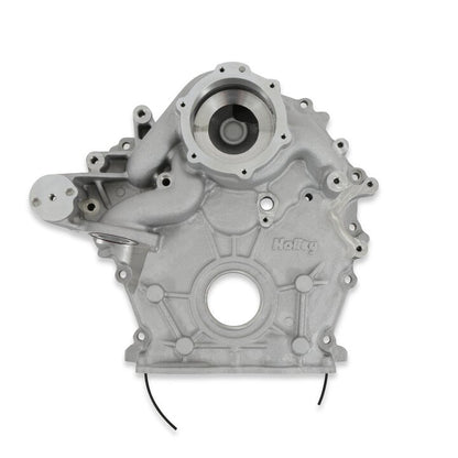 Timing Cover Ford 7.3L Godzilla Natural Fits Ford 7.3L Godzilla Engine with High-Mount Accessory Drive System OE Pan Only Holley