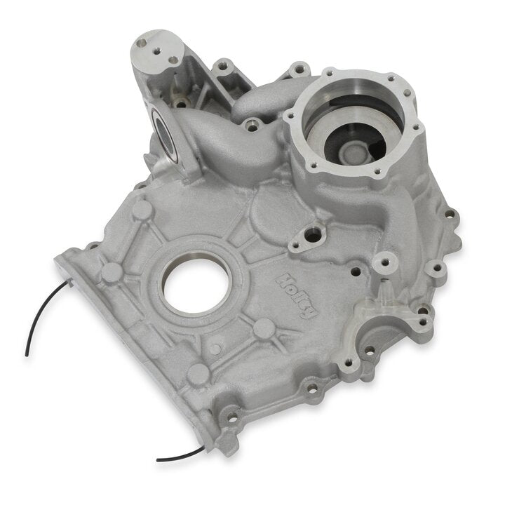 Timing Cover Ford 7.3L Godzilla Natural Fits Ford 7.3L Godzilla Engine with High-Mount Accessory Drive System OE Pan Only Holley-2