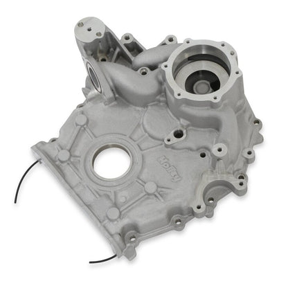 Timing Cover Ford 7.3L Godzilla Natural Fits Ford 7.3L Godzilla Engine with High-Mount Accessory Drive System OE Pan Only Holley-2